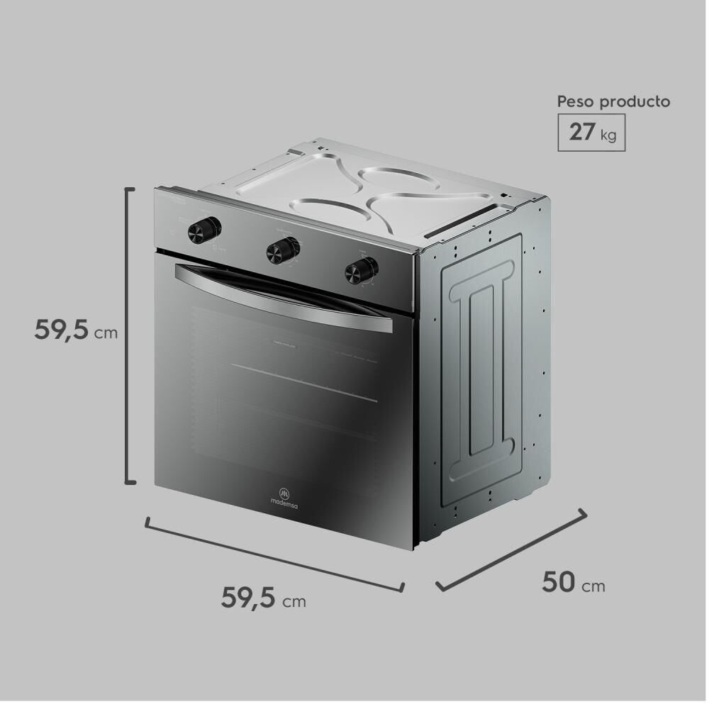 Horno Empotrado Mademsa Om6tx / 52 Litros image number 2.0