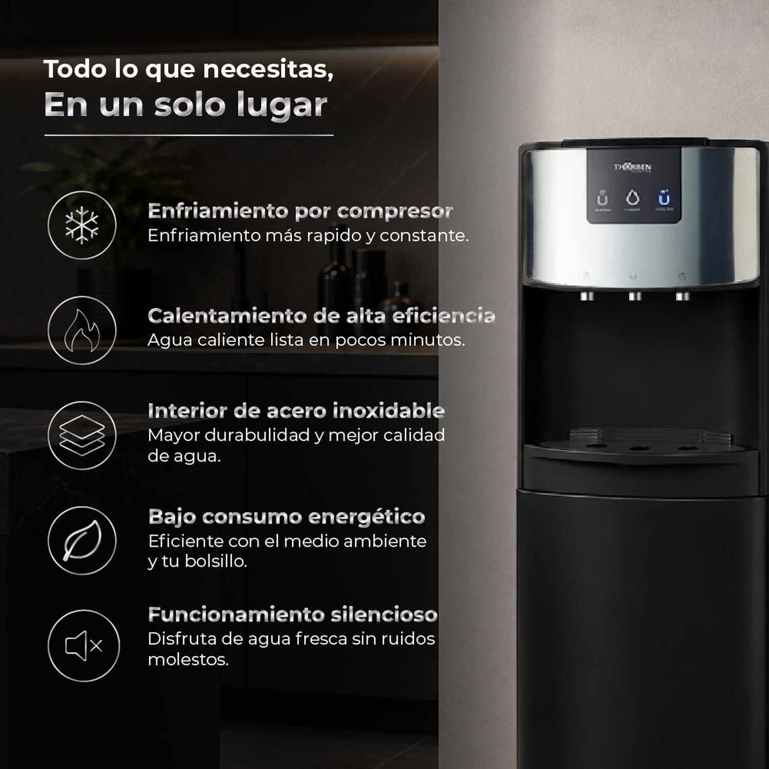 Dispensador De Agua Thor 3temp Underload image number 3.0