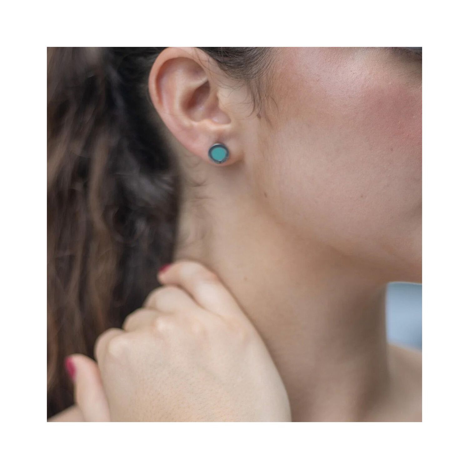 Aros Mujer Jason Hyde Turquesa Jhje0006w image number 1.0