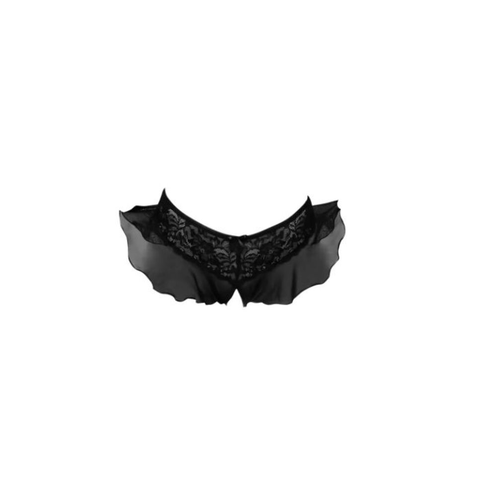Colaless Tanga Sexy Con Abertura De Encaje Y Volados image number 0.0