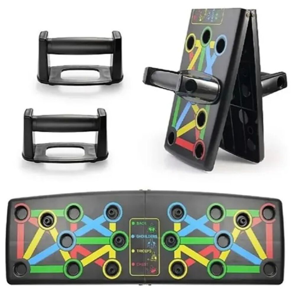 Tabla Para Flexiones Codificada Con Colores Ejercicios image number 2.0