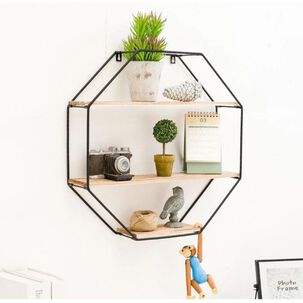 Estante Repisa Organizador Decorativo De Madera Hogar 48cm