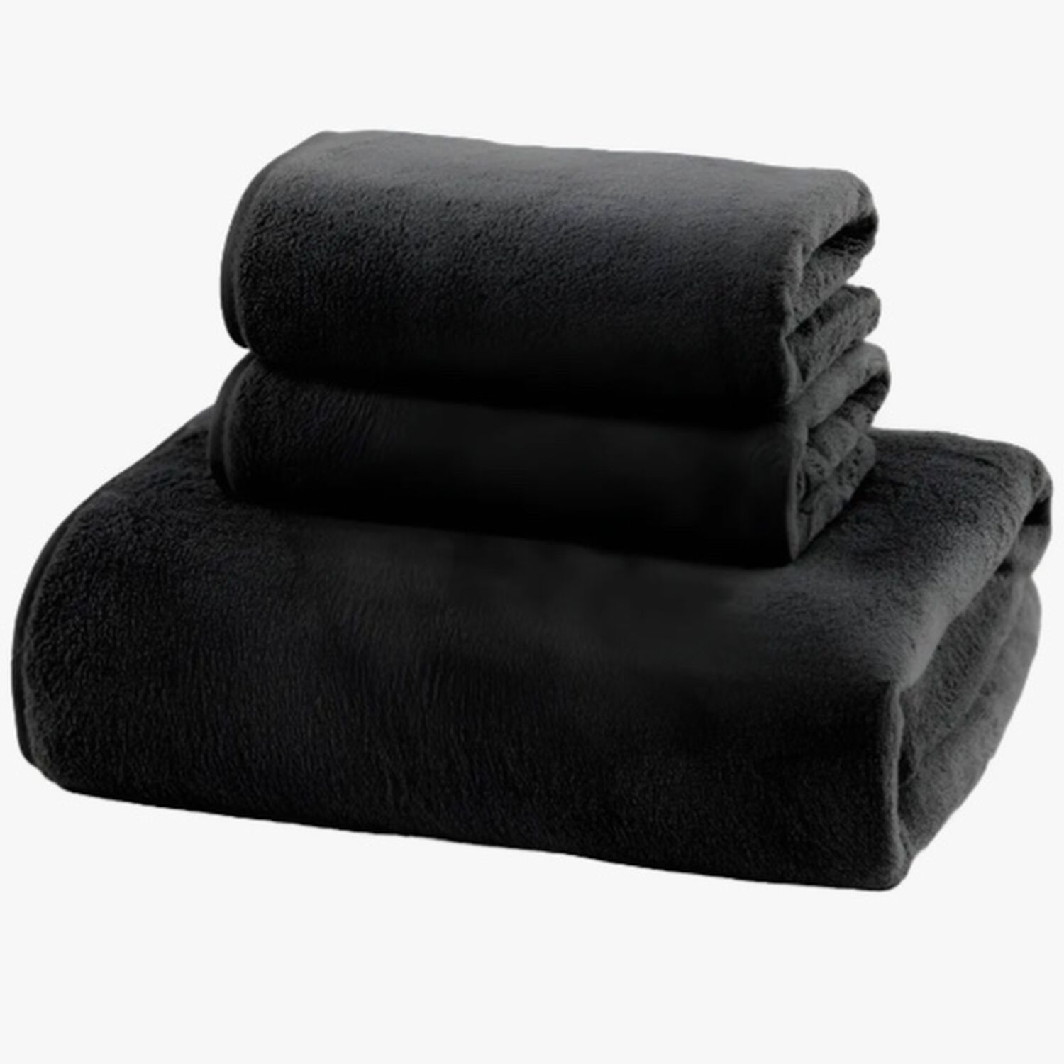 Set De 3 Toallas Negro image number 0.0