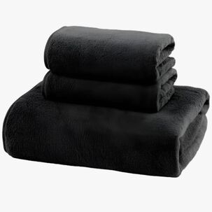 Set De 3 Toallas Negro