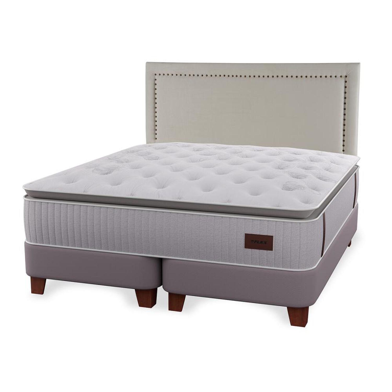 Cama Europea Flex Heritage / Super King / Base Dividida + Respaldo image number 0.0
