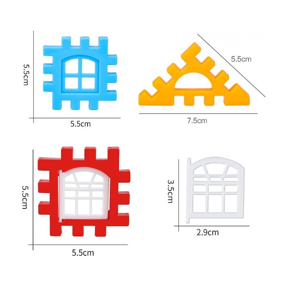 Kit Bloques De Construcci&oacute;n Educativos Ni&ntilde;os 150 Piezas image number 5.0