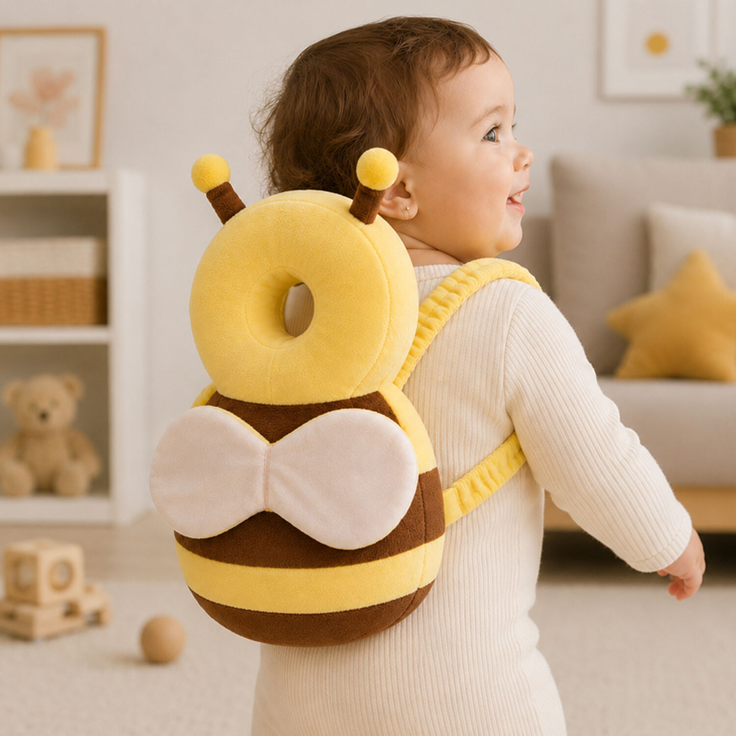 Protectora Antigolpes Mochila Para Cabeza Seguridad Bebes image number 4.0