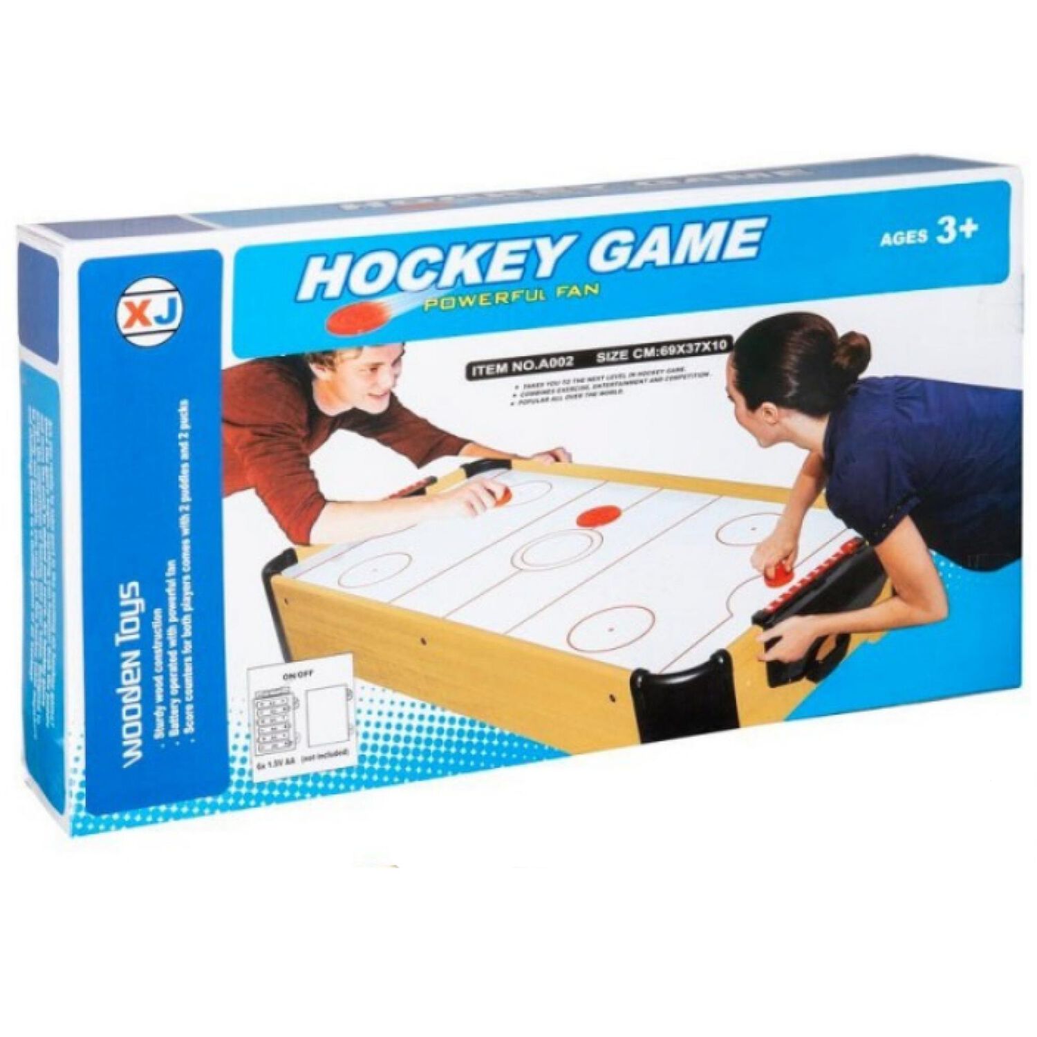Juguete Mini Mesa De Hockey De Aire Infantil image number 1.0