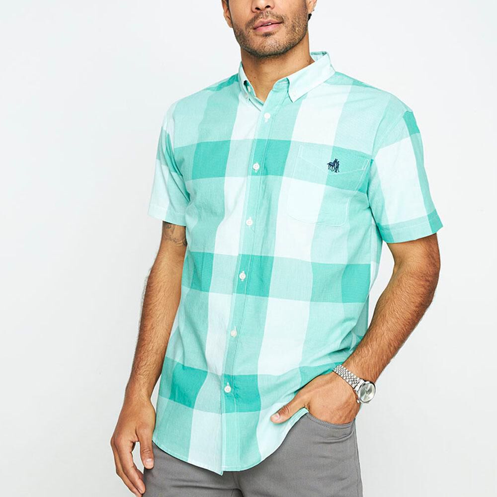Camisa Puntos Manga Corta Hombre The King's Polo Club image number 0.0