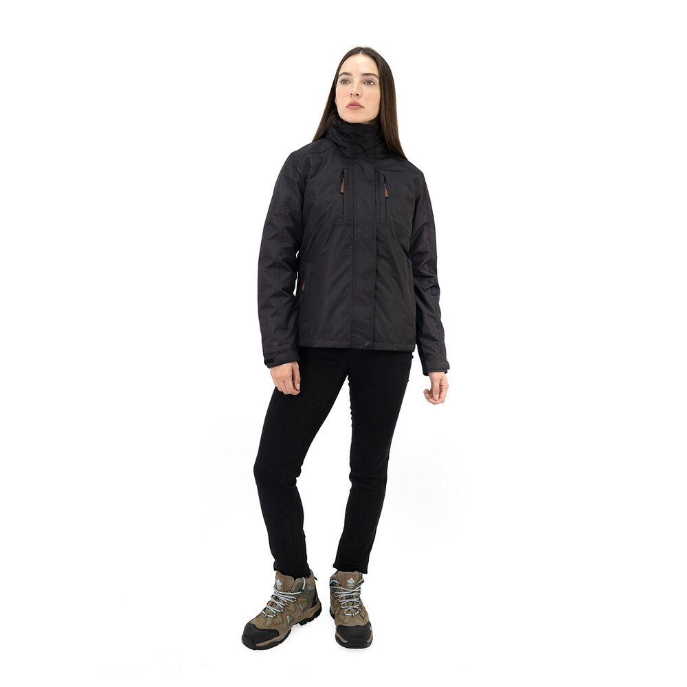 Parka Desmontable Quebec Ottawa 3 En 1 Negro Mujer image number 4.0