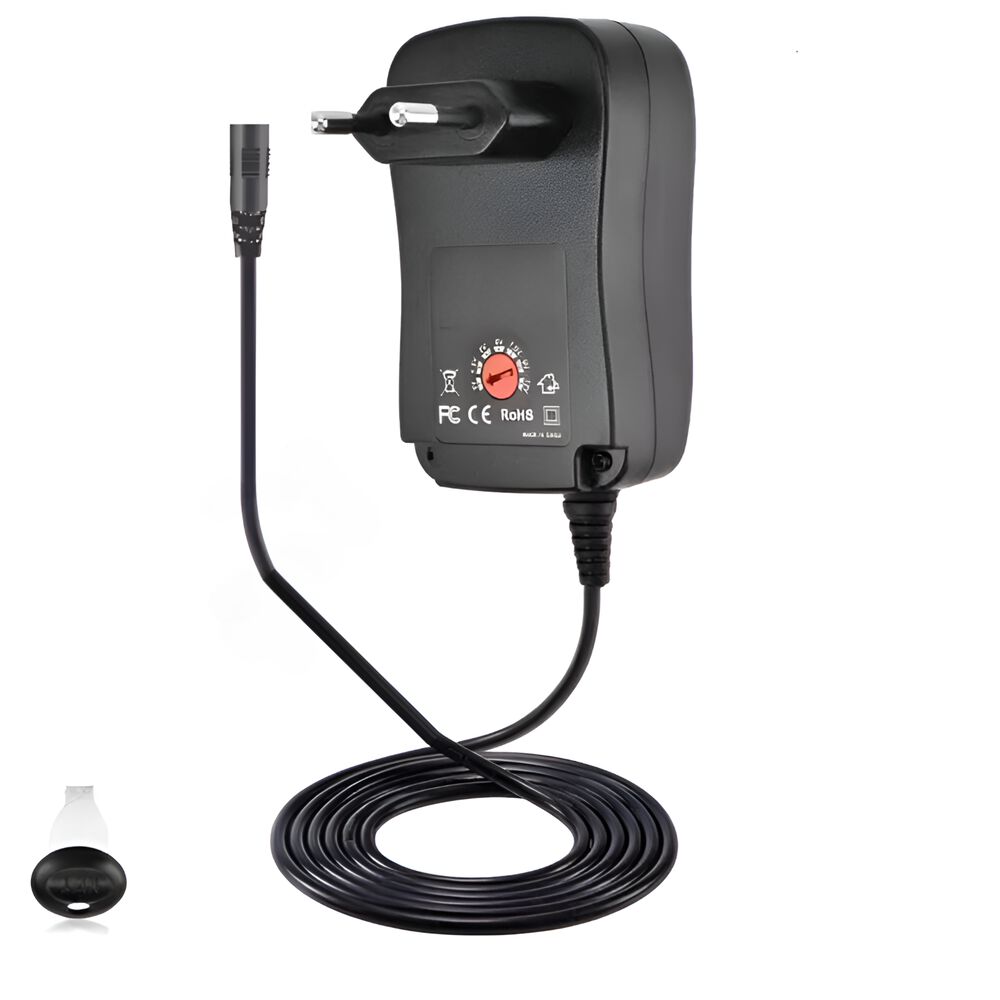 Transformador 12v Regulables 1.2a / 15w + 6 Plug Universales image number 2.0