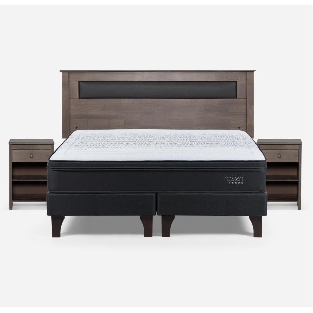 Cama Europea Rosen Tempo / King / Base Dividida + Set De Maderas image number 0.0