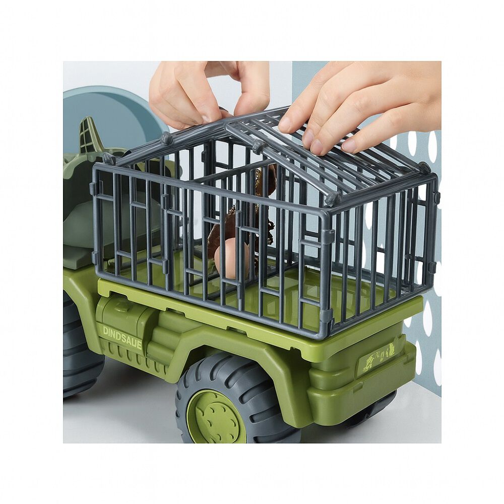 Cami&oacute;n Transporte Dinosaurios Triceratops Rex Juguete Ni&ntilde;os image number 5.0