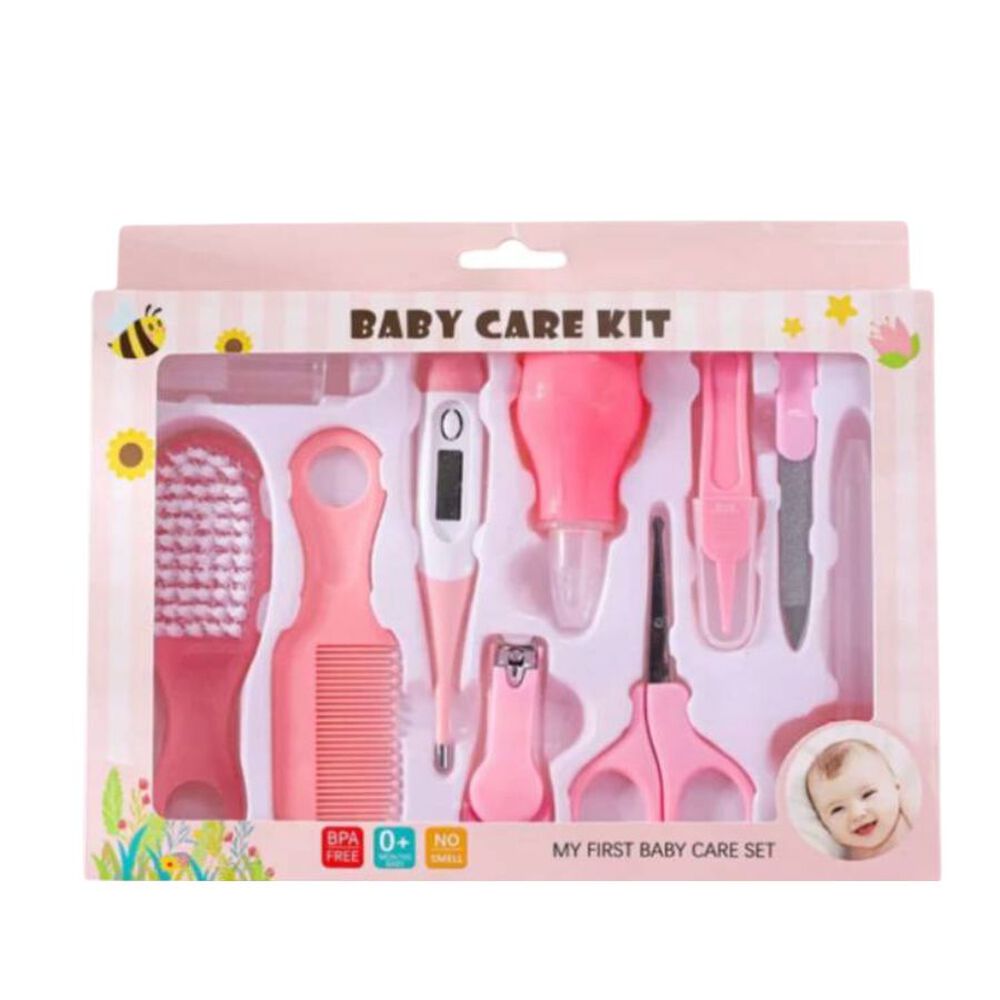 Set De Higiene Y Cuidados Del Bebé 10 Piezas Incluidas Rosado image number 2.0