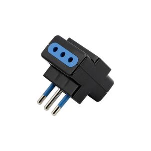 Enchufe Triple Philco, Color Negro