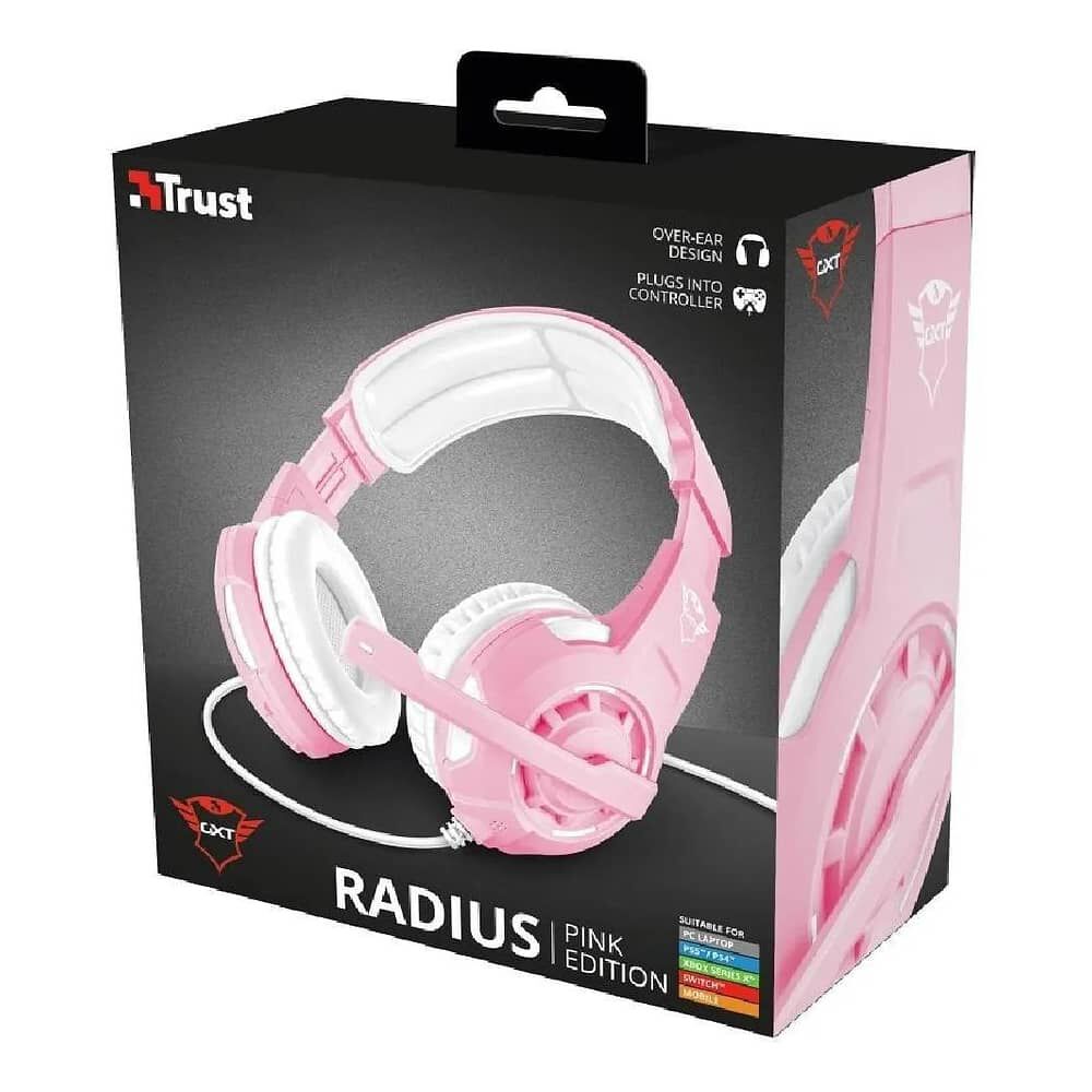 Audifonos Gamer Rosados Trust Radius Gxt 310 Multiplataformas image number 9.0
