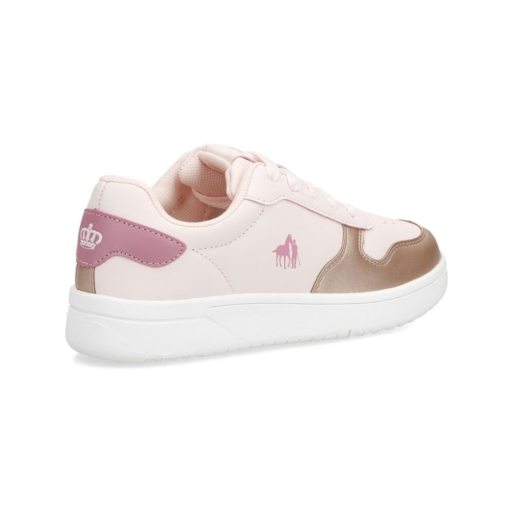Zapatilla Infantil Niña The King's Polo Club Pink image number 3.0