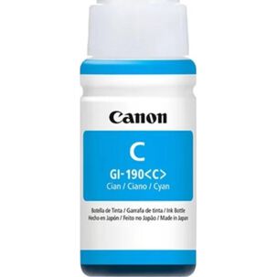 Botella De Tinta Canon Gi-190 70 Ml Cyan