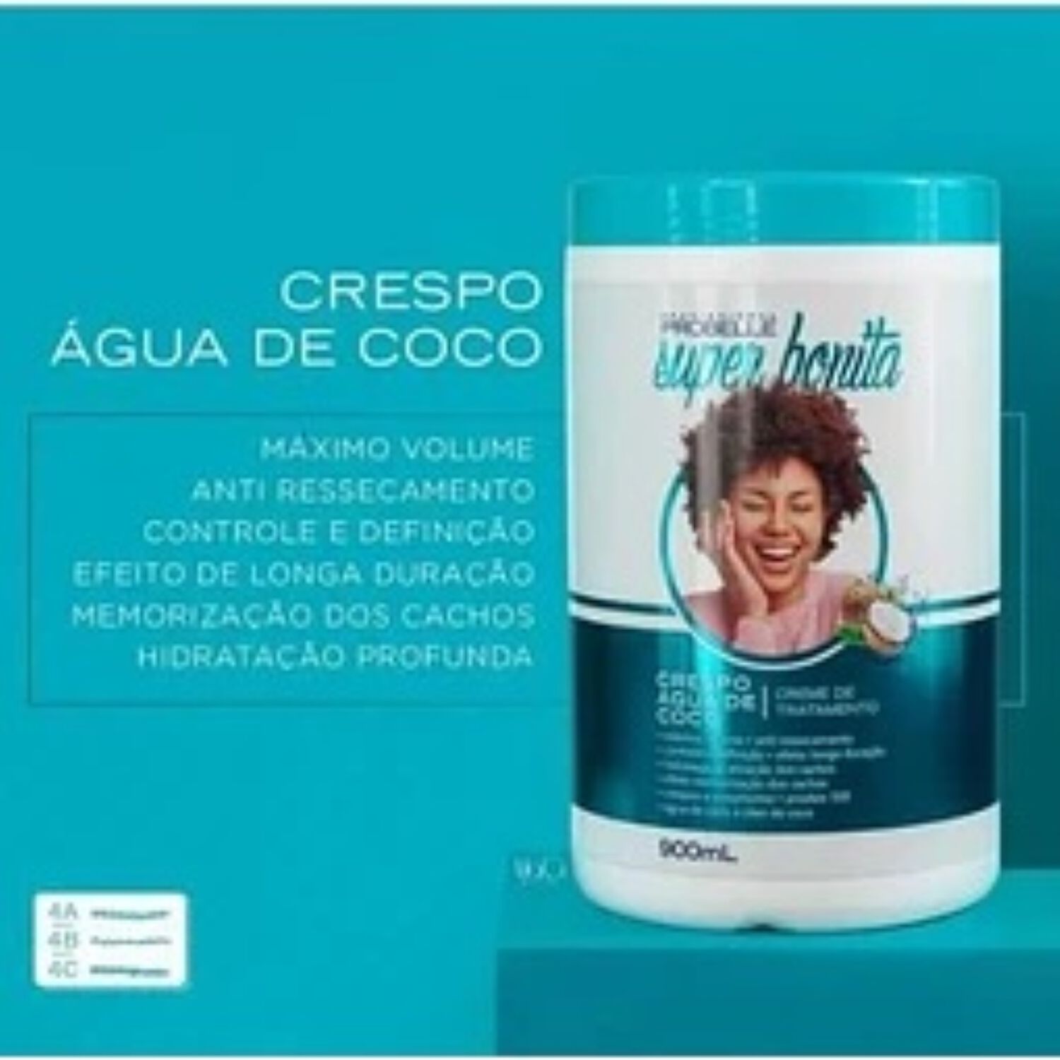 Crema De Tratamiento 900ml Rizado Agua De Coco Probelle image number 3.0