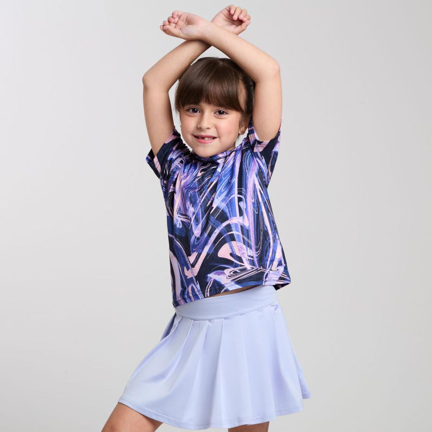Polera Manga Corta Cuello Redondo Ni&ntilde;a Topsis image number 0.0