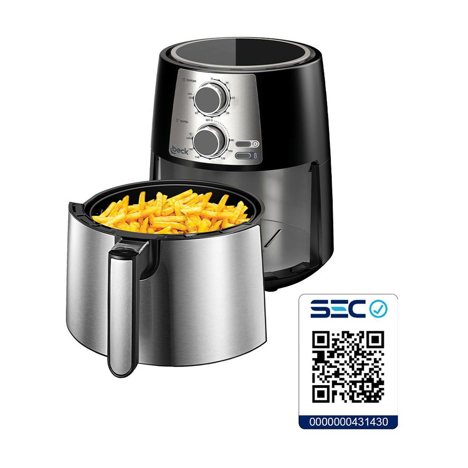 Freidora de Aire Beck Home & Kitchen AF3562 / 3.5 Litros image number 2.0