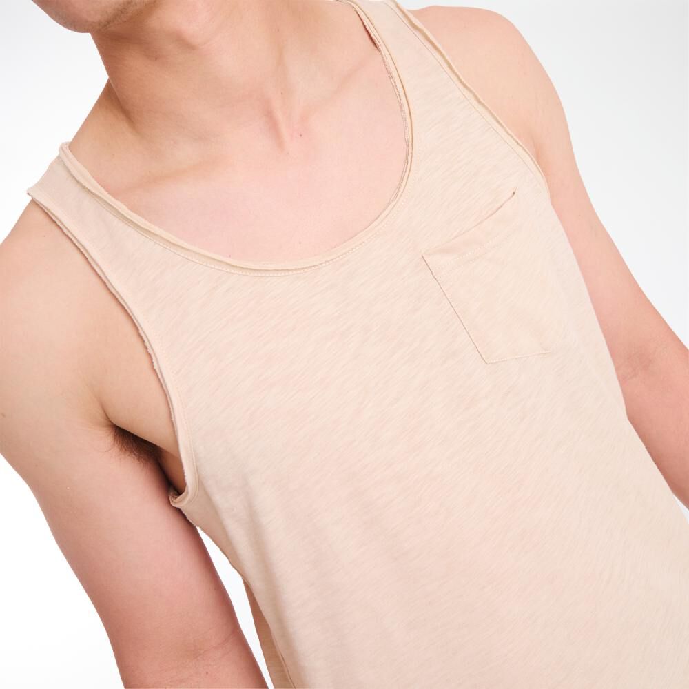 Polera Lisa Sin Mangas Cuello Redondo Hombre Ocean Pacific image number 4.0