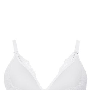 Sosten Embarazo Y Lactancia Copa 3d Blanco 2rios