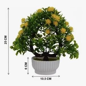 Planta Bons&aacute;i Camelia De Espuma Artificial Macetero 25cm