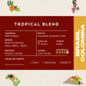 Cafe Molido Filtrado Nosso Cafe Justo Tropical Blend 250g