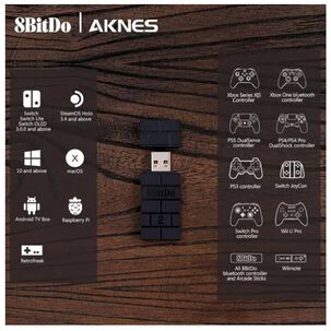Adaptador Usb 8bitdo 2 Inalambrico Ps4 Ps5 N. Switch Pc Xbox