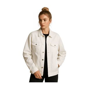 Chaqueta Mezclilla Oversize Mujer Rumania