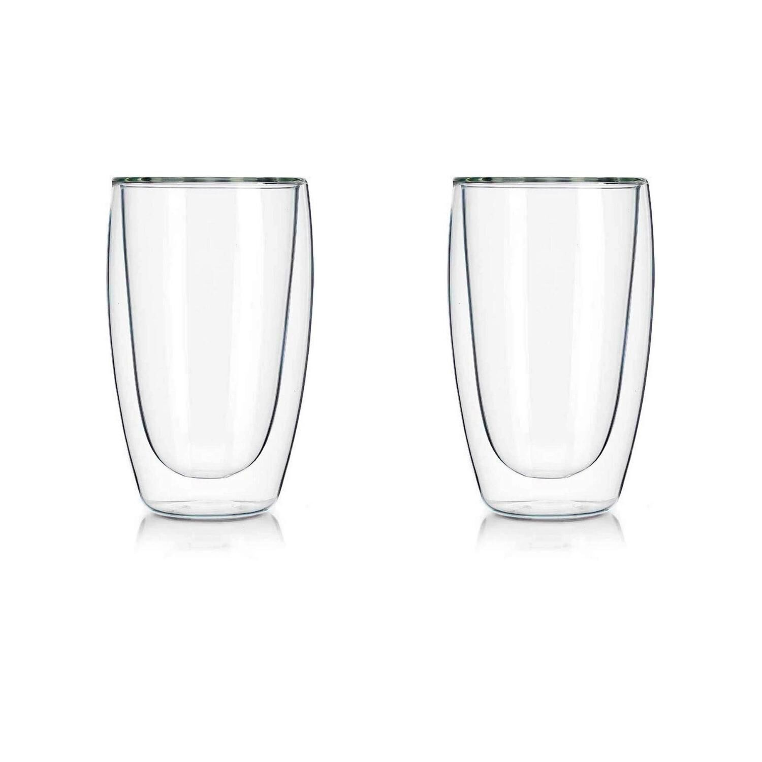 Set 2 Vasos De Caf&eacute; Vidrio Doble Pared 400 Mlo image number 0.0