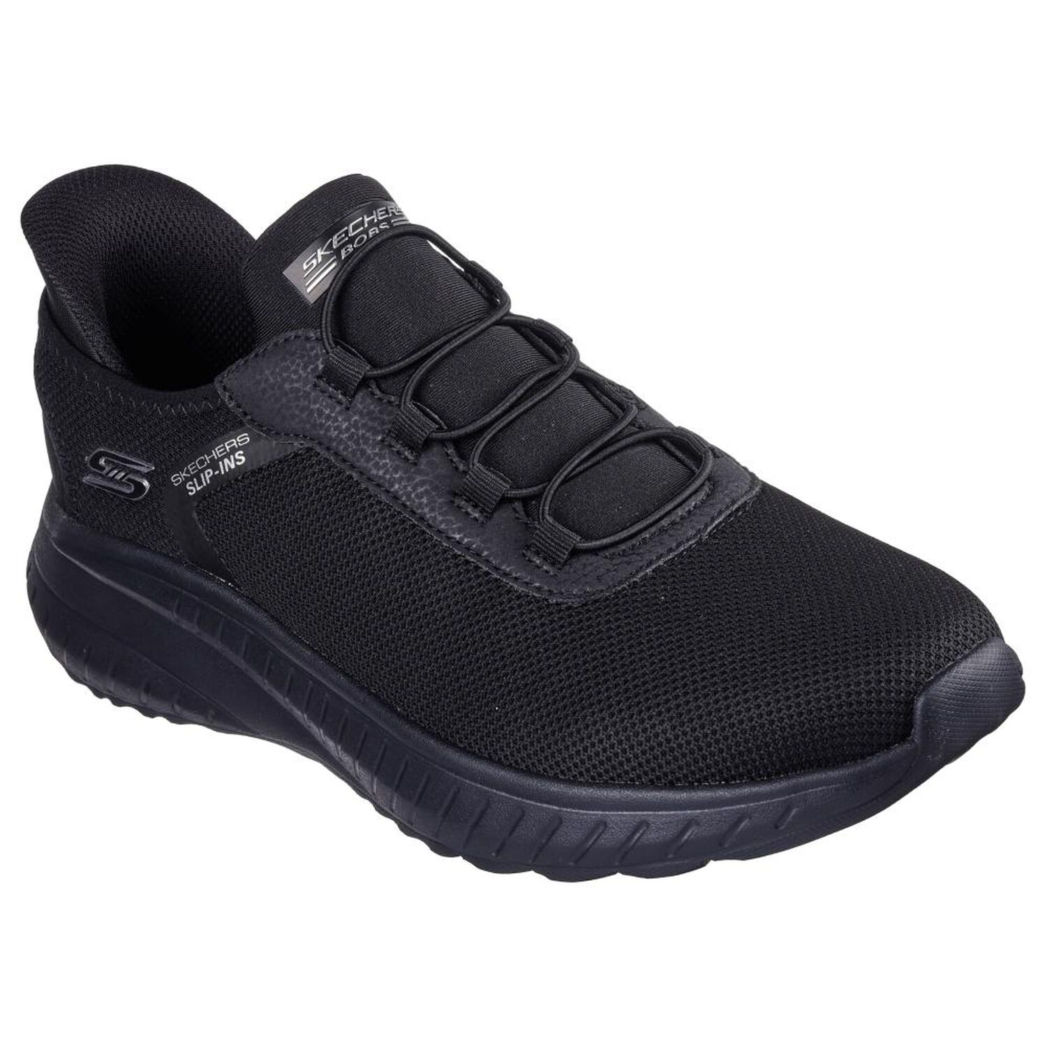 Zapatilla Urbana Hombre Skechers Bobs Squad Chaos Negro image number 0.0