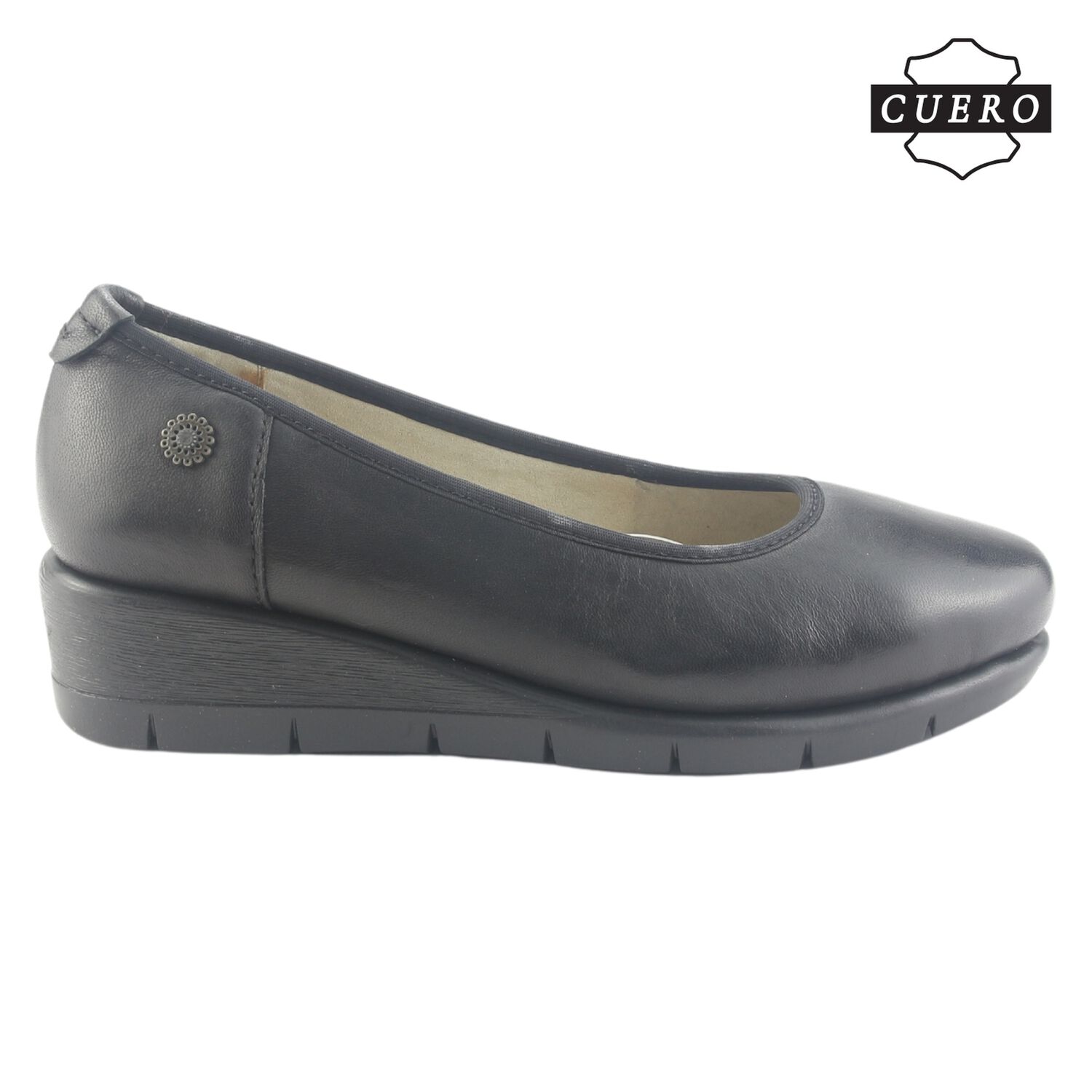 Zapato De Cuero Chalada Mujer Calafate-4 Negro Casual image number 1.0