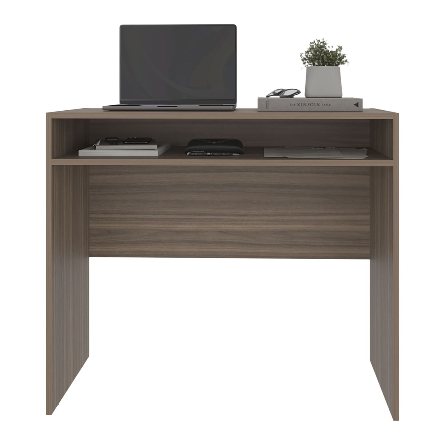 Combo Oficina New York 1 Escritorio Avellana + Silla Color Ergonomica Con Altura Ajustable image number 1.0