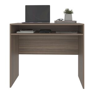 Combo Oficina New York 1 Escritorio Avellana + Silla Color Ergonomica Con Altura Ajustable