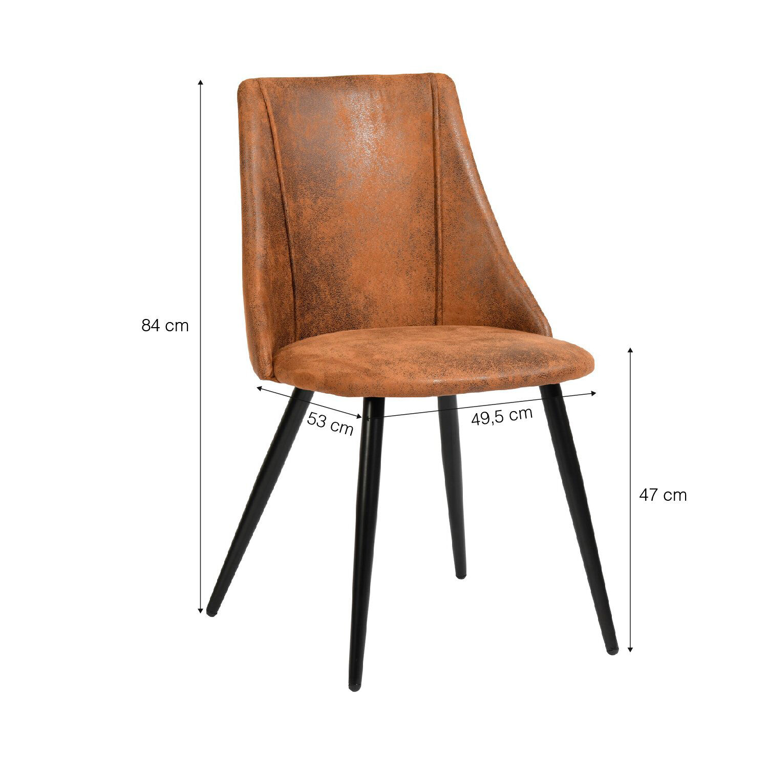 Pack 2 Sillas Comedor Moravia Caf&eacute; image number 2.0