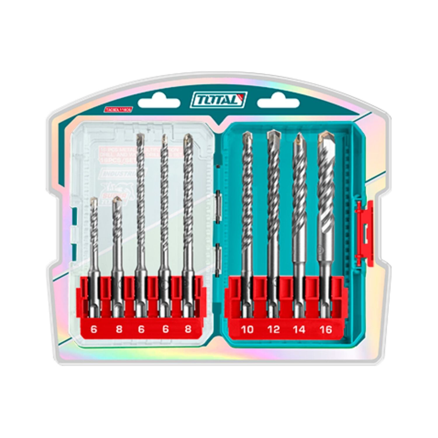 Juego Brocas 9 Piezas Para Rotormartillo Sds-plus Total image number 2.0