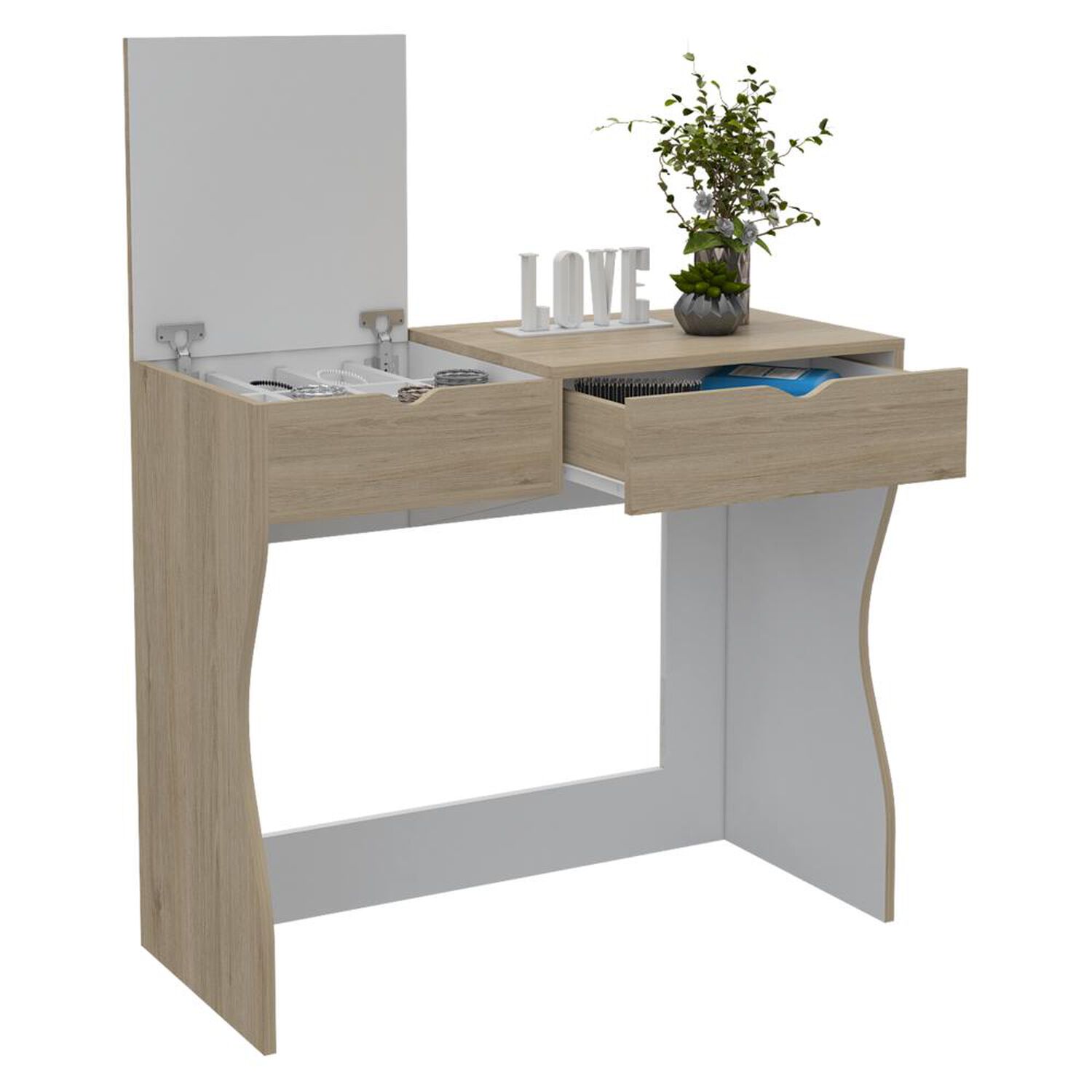 Mueble De Ba&ntilde;o Tuhome Perla/ 1 Puerta/ 1 Cajon image number 2.0