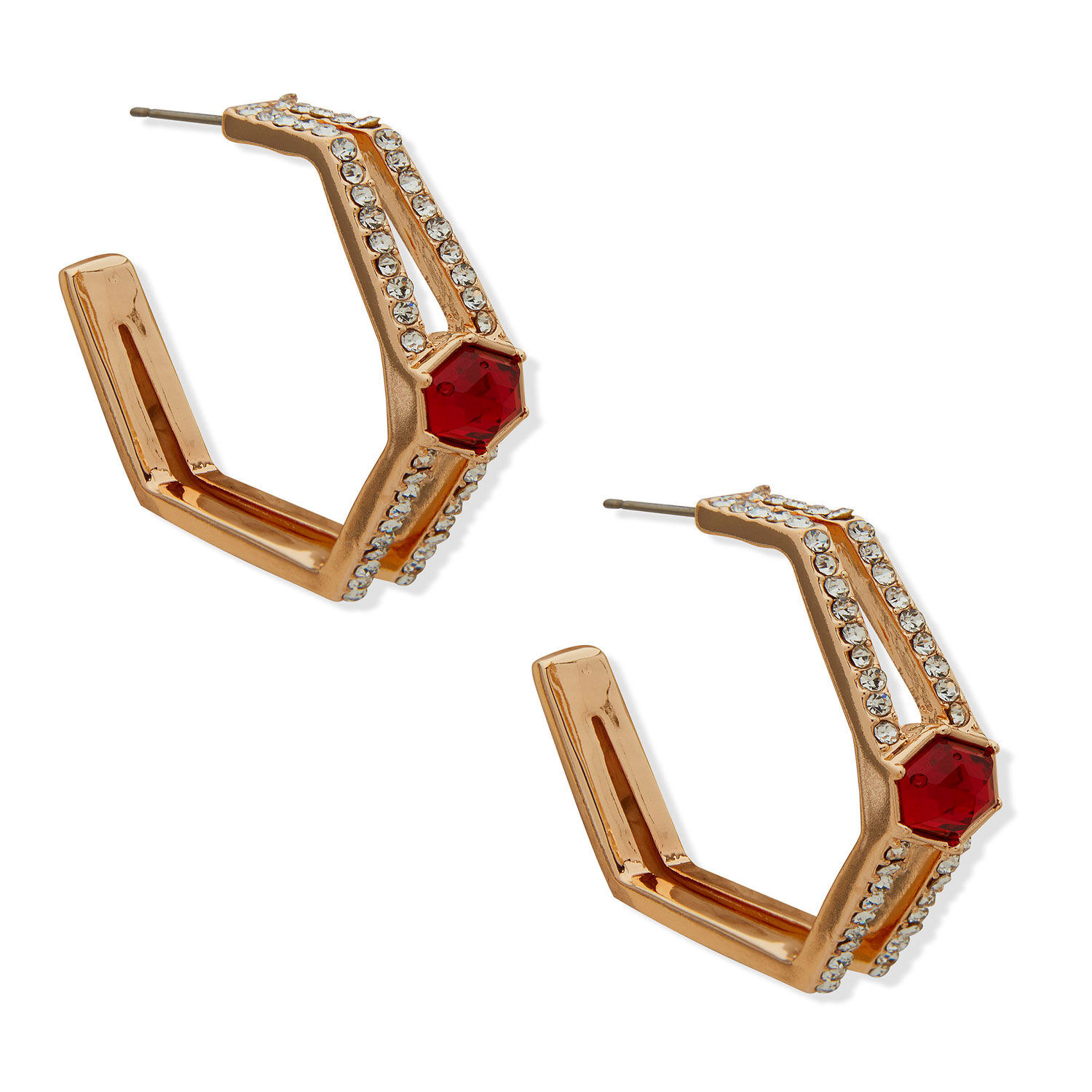 Aros Anne Klein Rojo Mujer 01g00735 image number 1.0