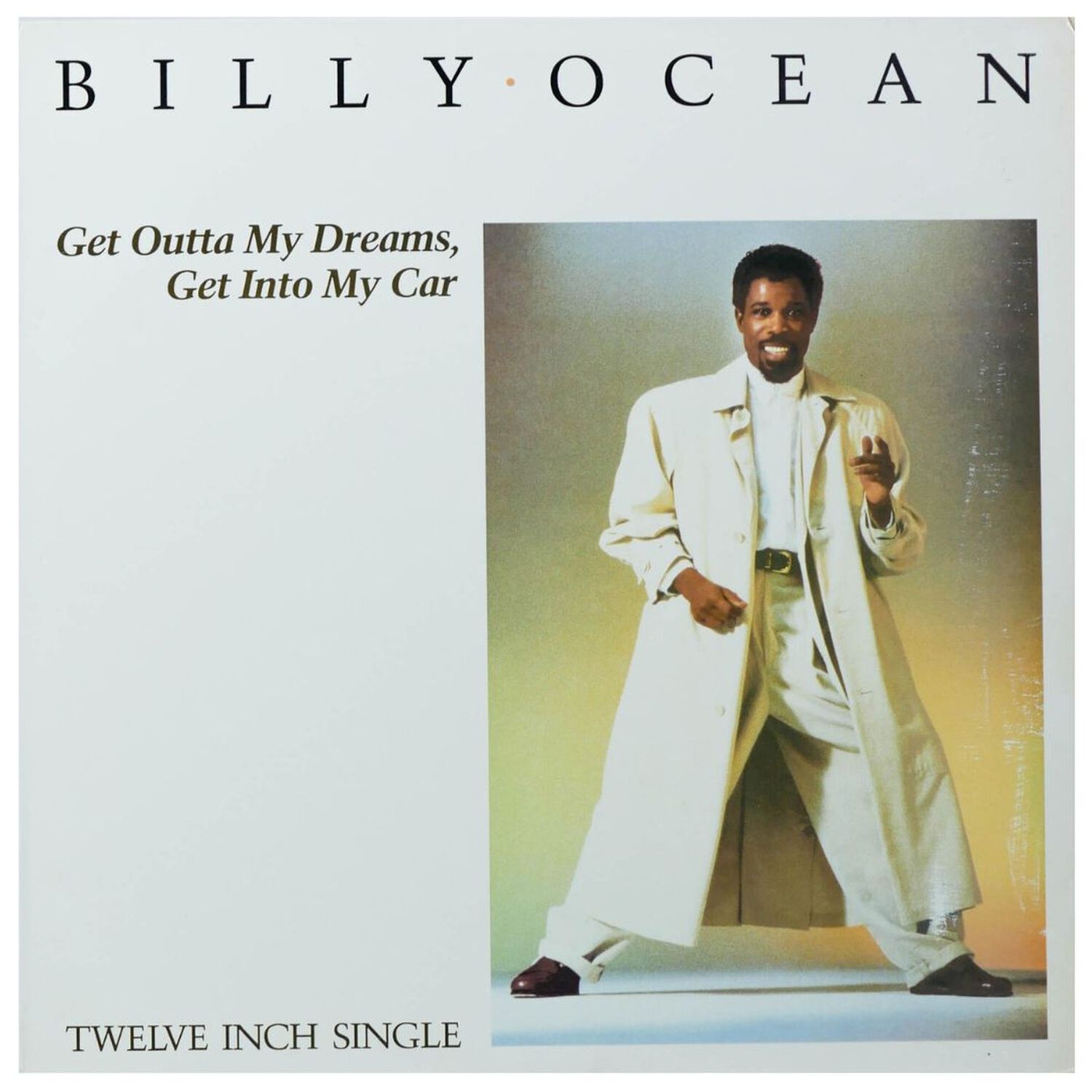 Billy Ocean - Get Outta My Dreams, Get Into My Car | 12" Maxi Single Vinilo Usado image number 0.0