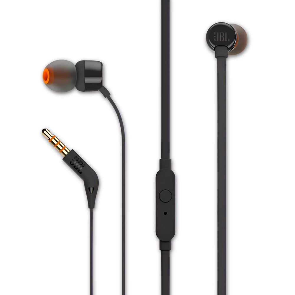 Audífonos Jbl T110 Negro Con Manos Libre Tecnología Hi Bass image number 0.0