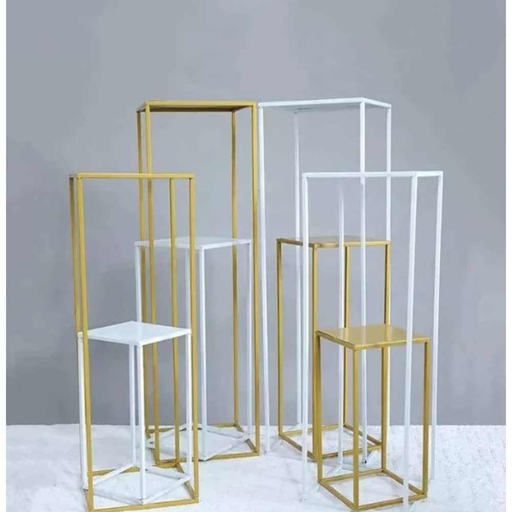 Mesas Candy Bar Decoracion 4 Pzs Estructura Metalicas Fiesta image number 4.0