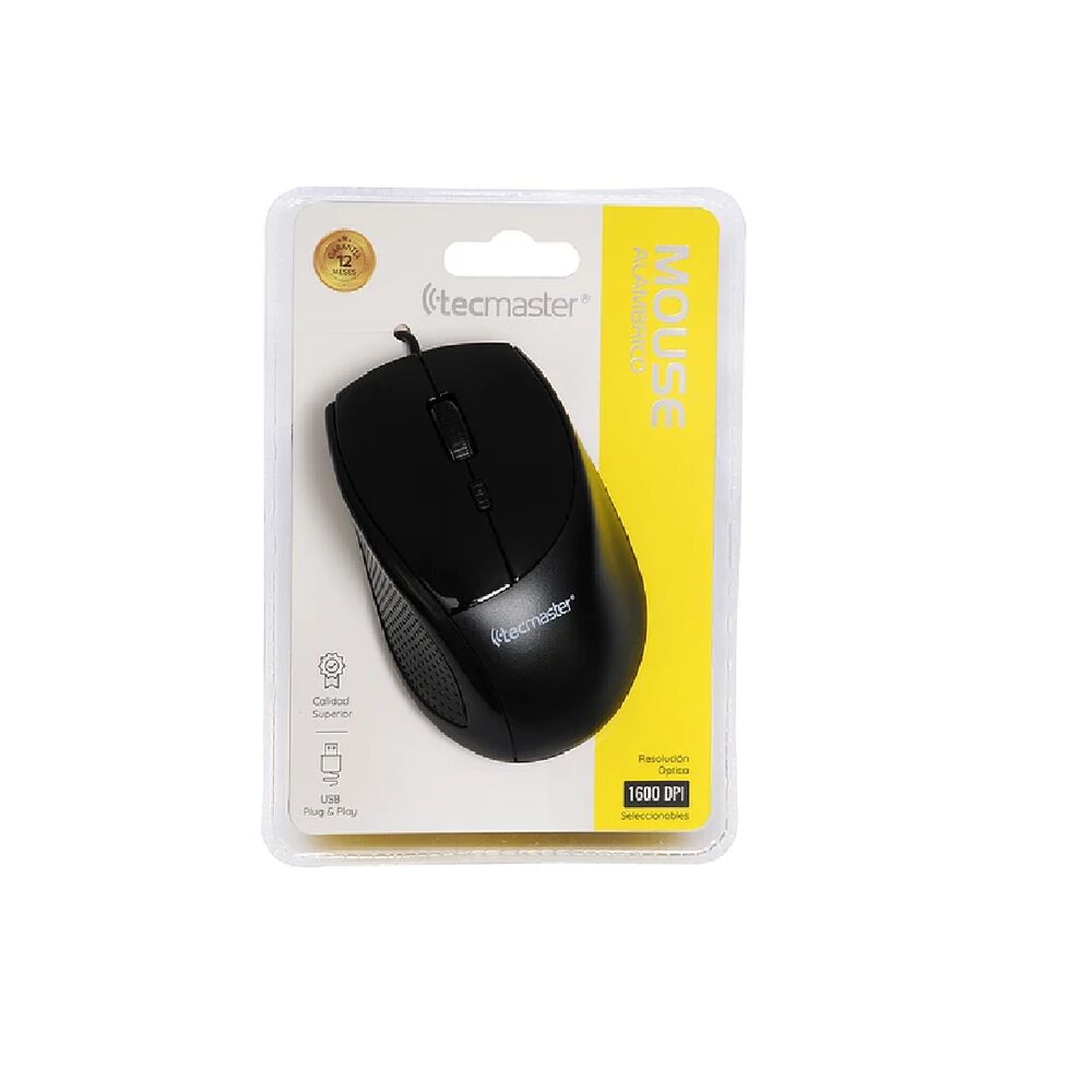 Mouse Alambrico Tecmaster B10 image number 0.0