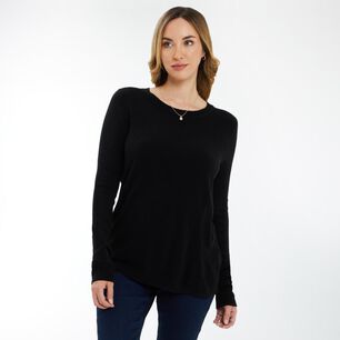 Sweater Cachemir Manga Larga Cuello Redondo Mujer Geeps