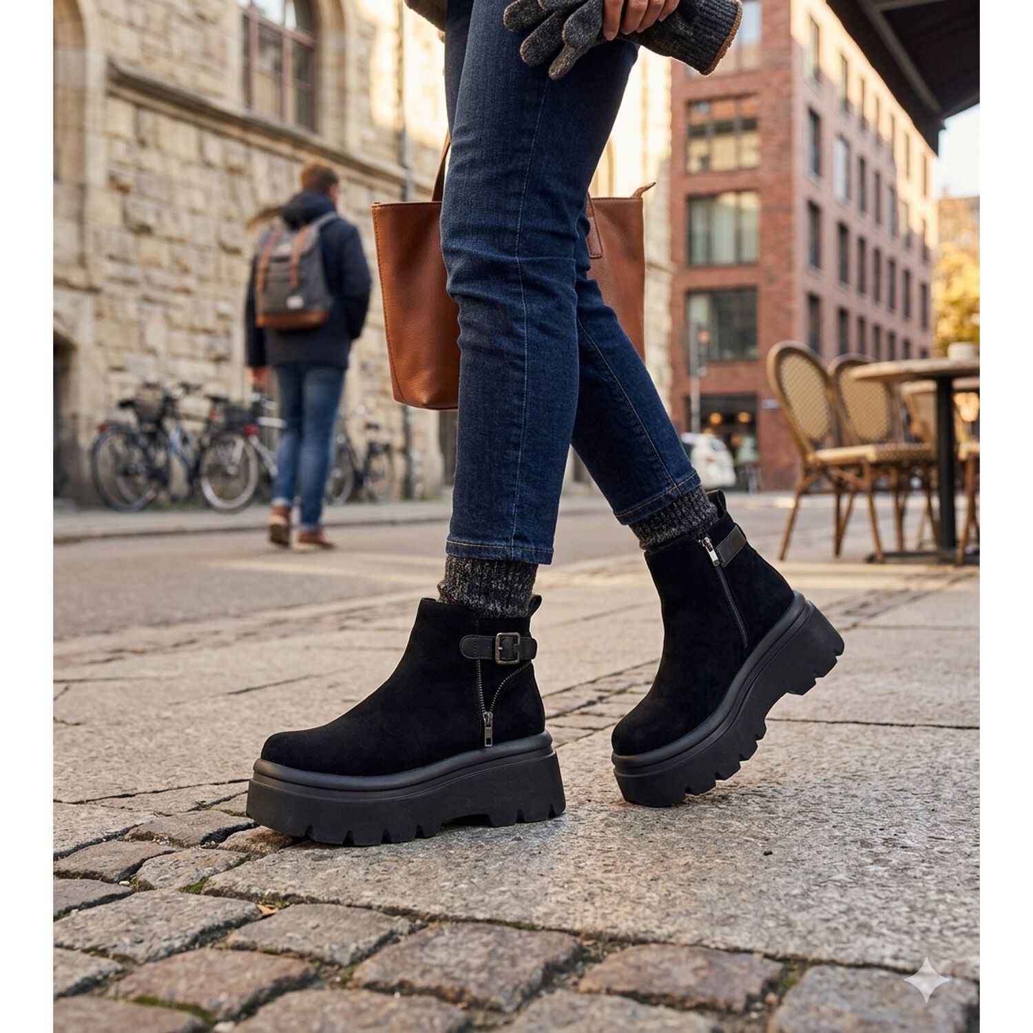 Botin Plataforma Tols Full Negro Alquimia image number 5.0