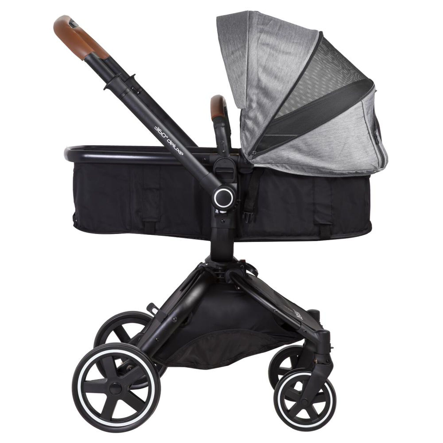 Coche Cuna Travel System Bebesit Deluxe 360&deg; Sx Gris image number 1.0