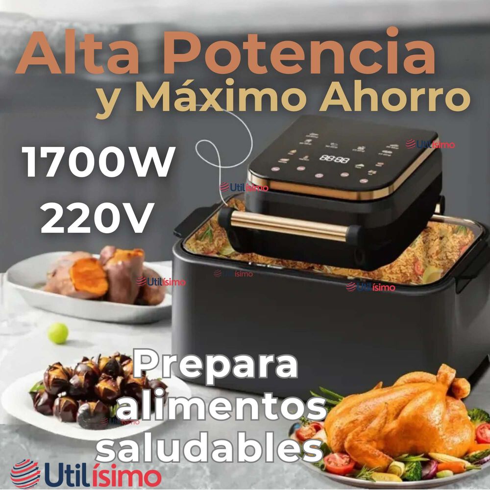 Freidora De Aire Ventana De Vidrio Capacidad 12 Litros 1700w De Potencia image number 3.0