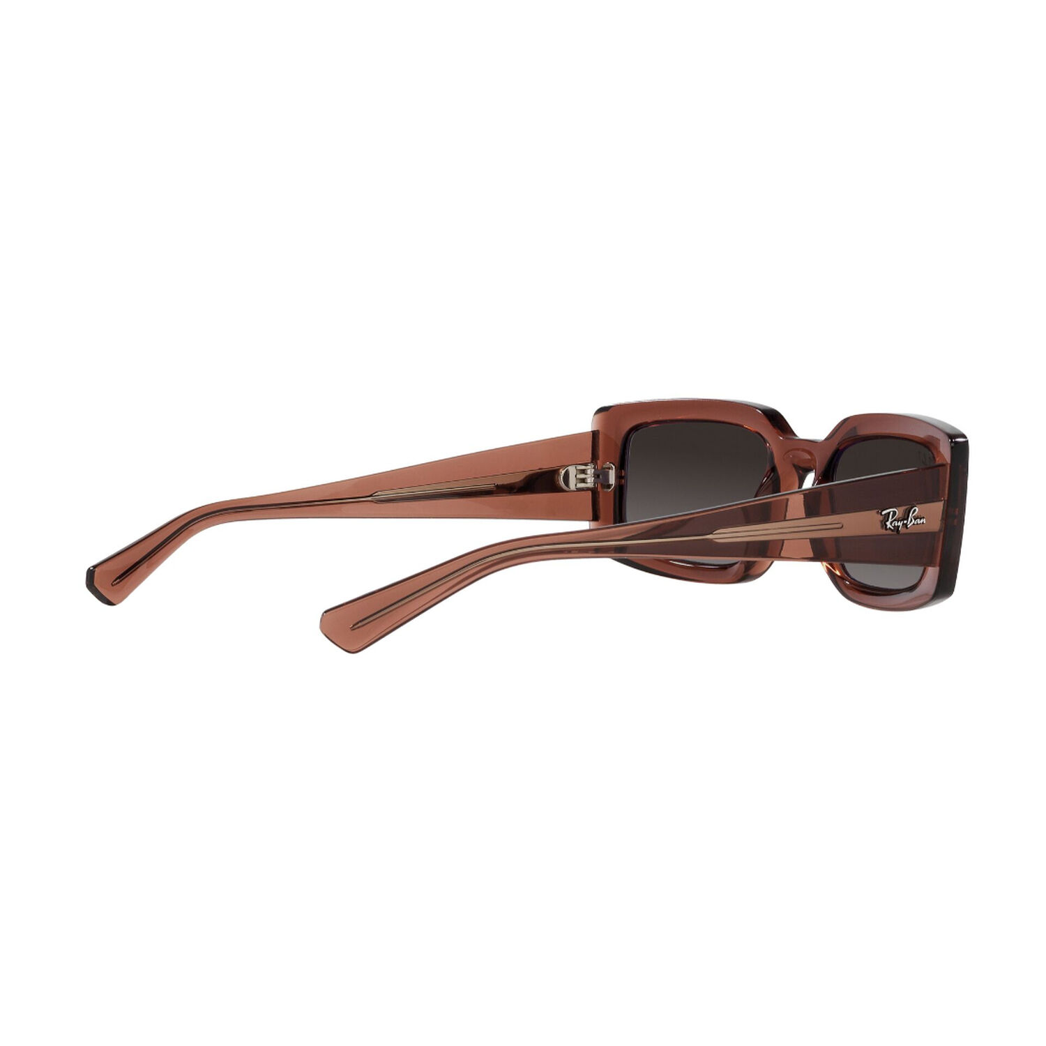 Lentes De Sol Kiliane Transparent Brown Polarizados Bio-based Sustentable Ray-ban image number 8.0
