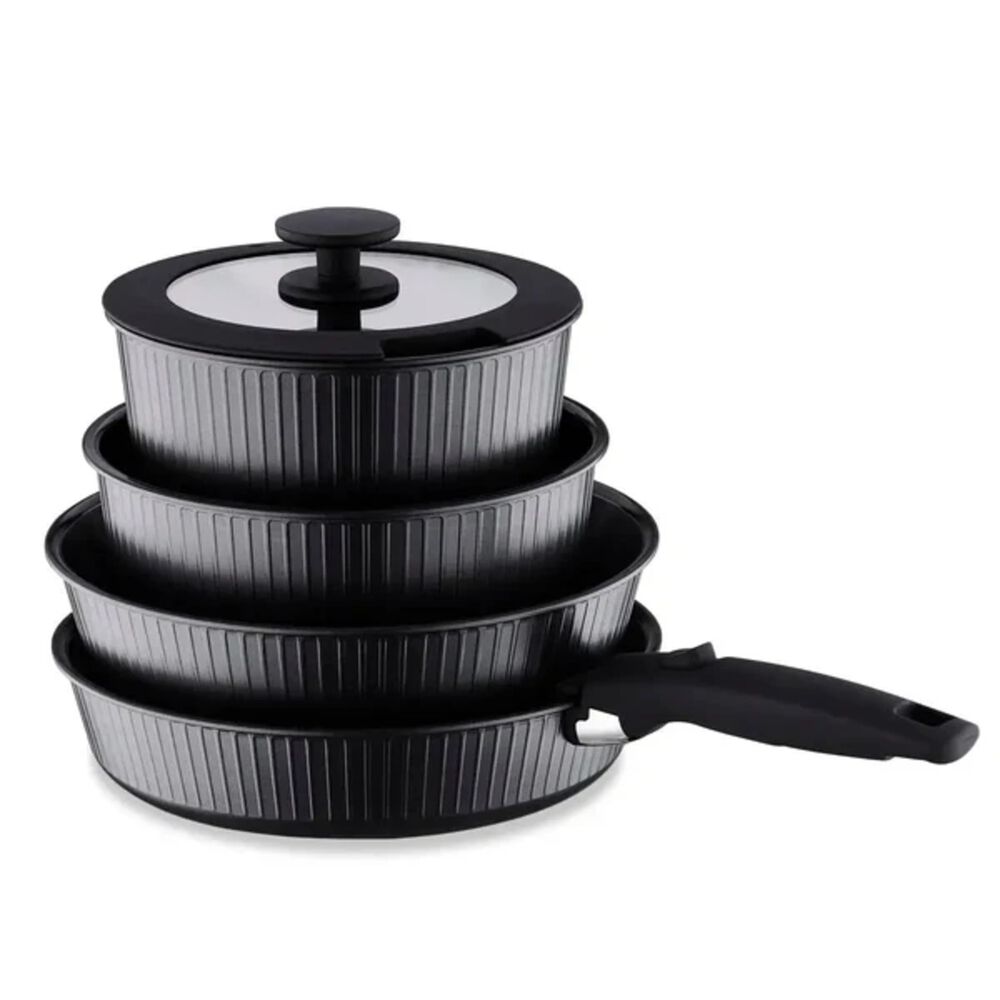 Bateria Nova Pratika 7pcs Negra image number 2.0